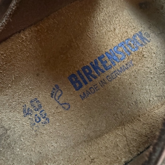 Birkenstock Women’s Arizona Soft Footbed Copper Metallic Sandals Size 40 / US 10 - Picture 4 of 8